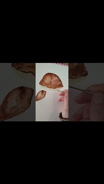 #shorts Penny Bun Mushroom #artistshorts #artist #mushroom #shroom