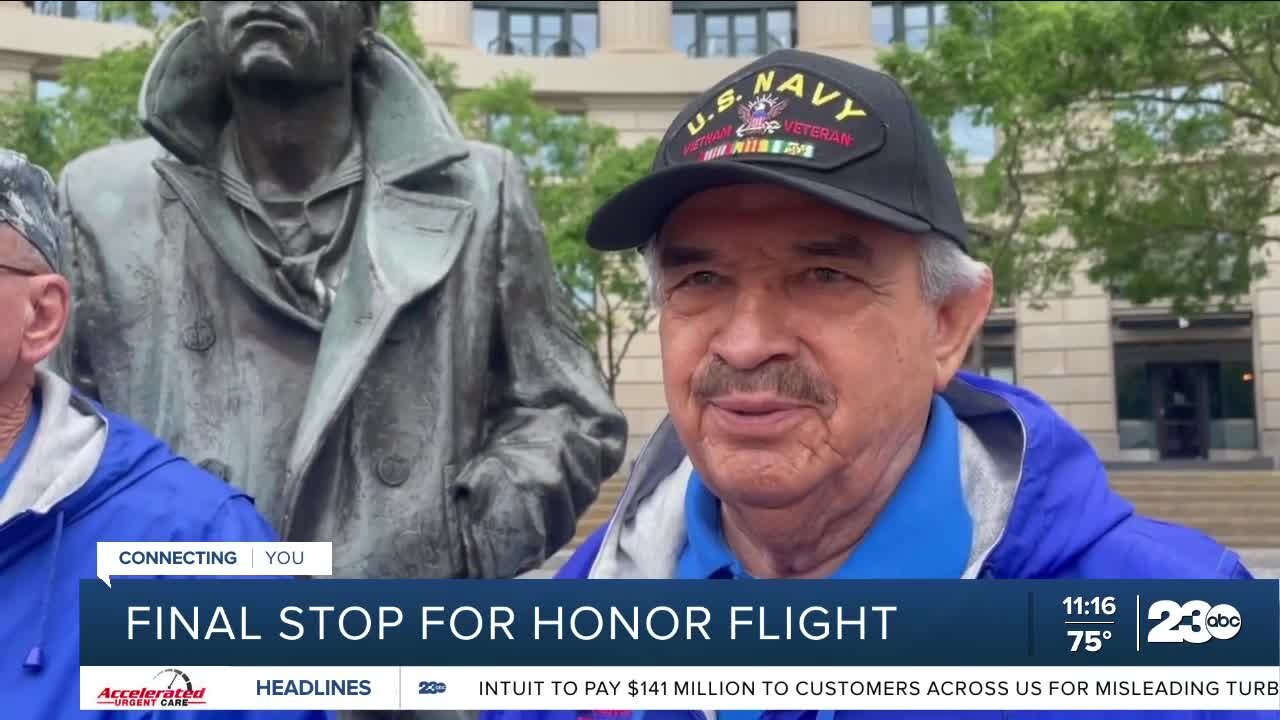 Final stop for honor flight