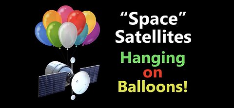 Fake Space Planetarium Satellites On Balloons