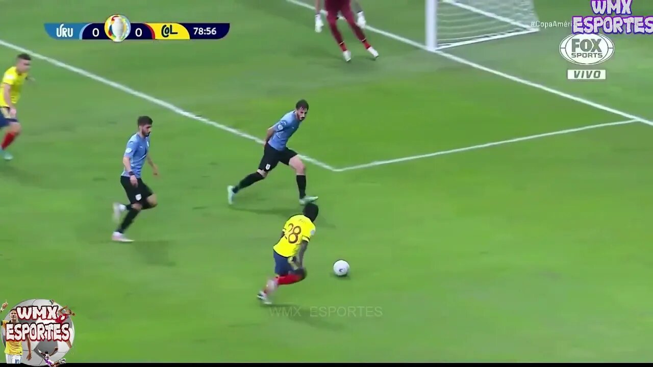 VAGA DECIDIDA NOS PÊNALTIS Uruguai x Colômbia Melhores Momentos Copa América 03 07 2021