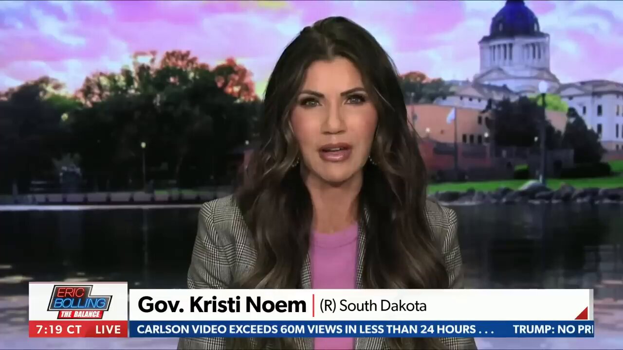 Kristi Noem warns Biden wants to 'enslave' the U.S.