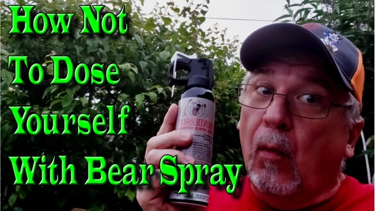 Bear Spray Safety Tip | Don't dose yourself!