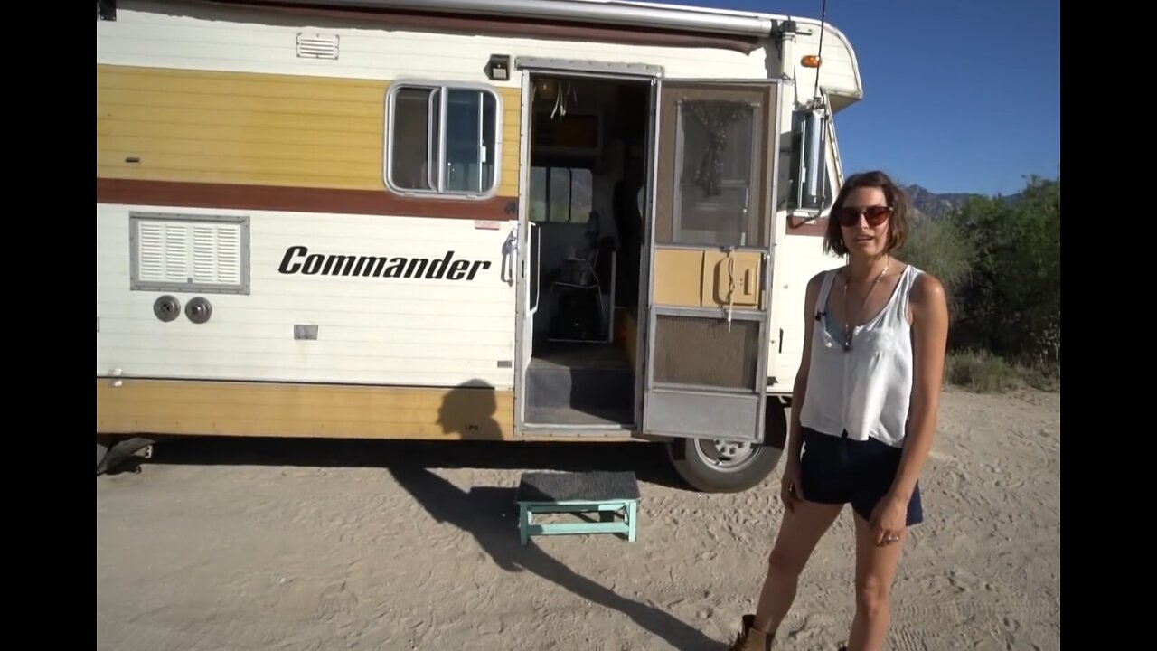 $1,900 Vintage RV Into A Cute Tiny House On Wheels