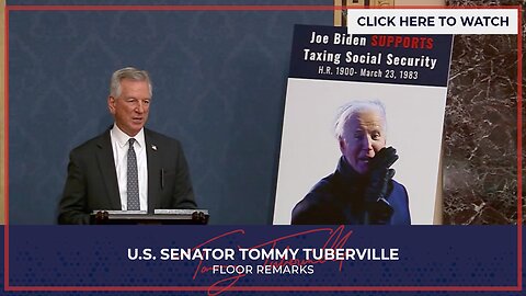 Senator Tuberville Speaks on the Senate Floor about the Social Security Scam