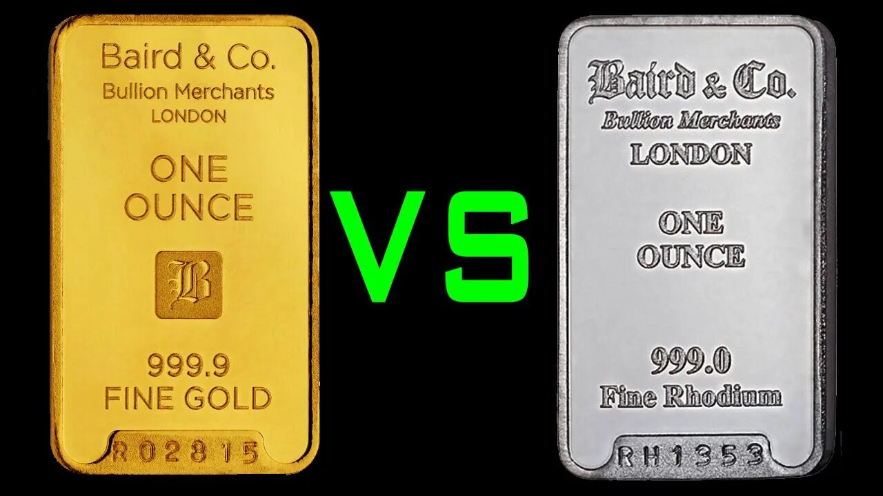 GOLD VS RHODIUM - Investment payoff winner is....