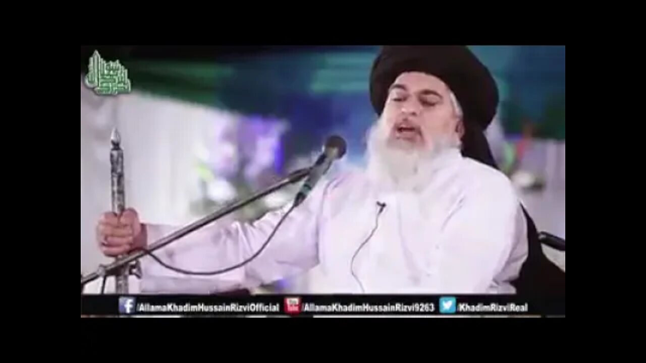 Ameer ul mujahideen allama Hafiz khadim hussan rizvi R. A | saad rizvi status