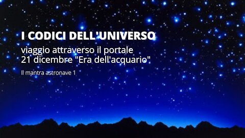 Portale Nuova Era dell'acquario - I codici dell'universo