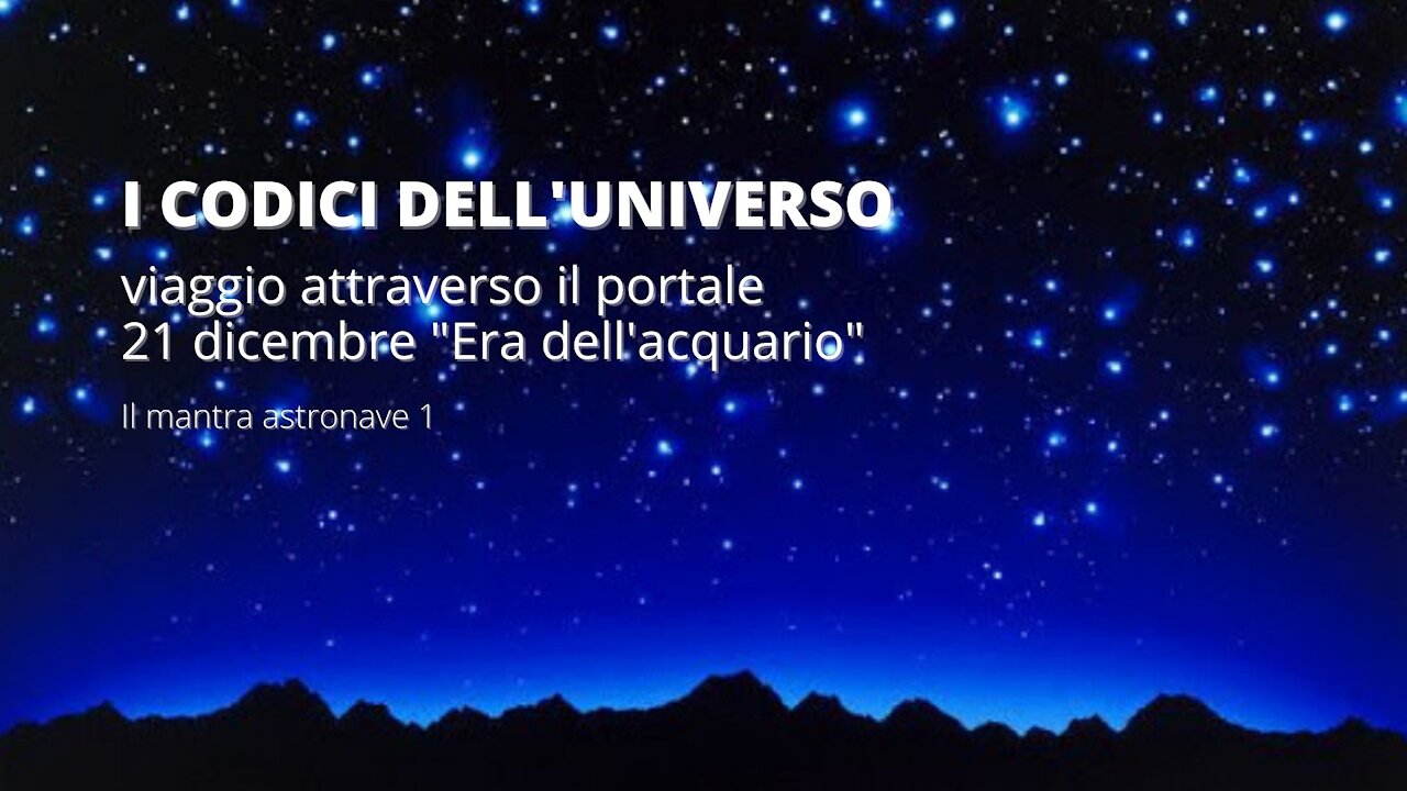 Portale Nuova Era dell'acquario - I codici dell'universo