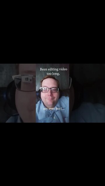 Been editing video too long, eyes hurt... #eyes #crosseyed #lazyeye #lazyeyecheck #workingtoohard