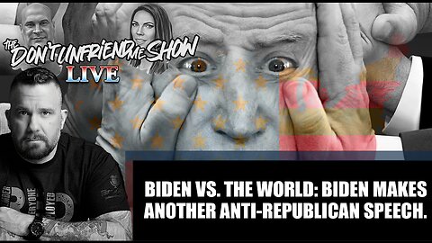 Biden vs. The World: Biden makes another anti-republican speech. 02NOV22