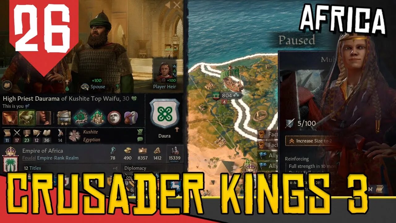 Filho PERFEITO - Crusader Kings III Daura #26 [Gameplay PT-BR]