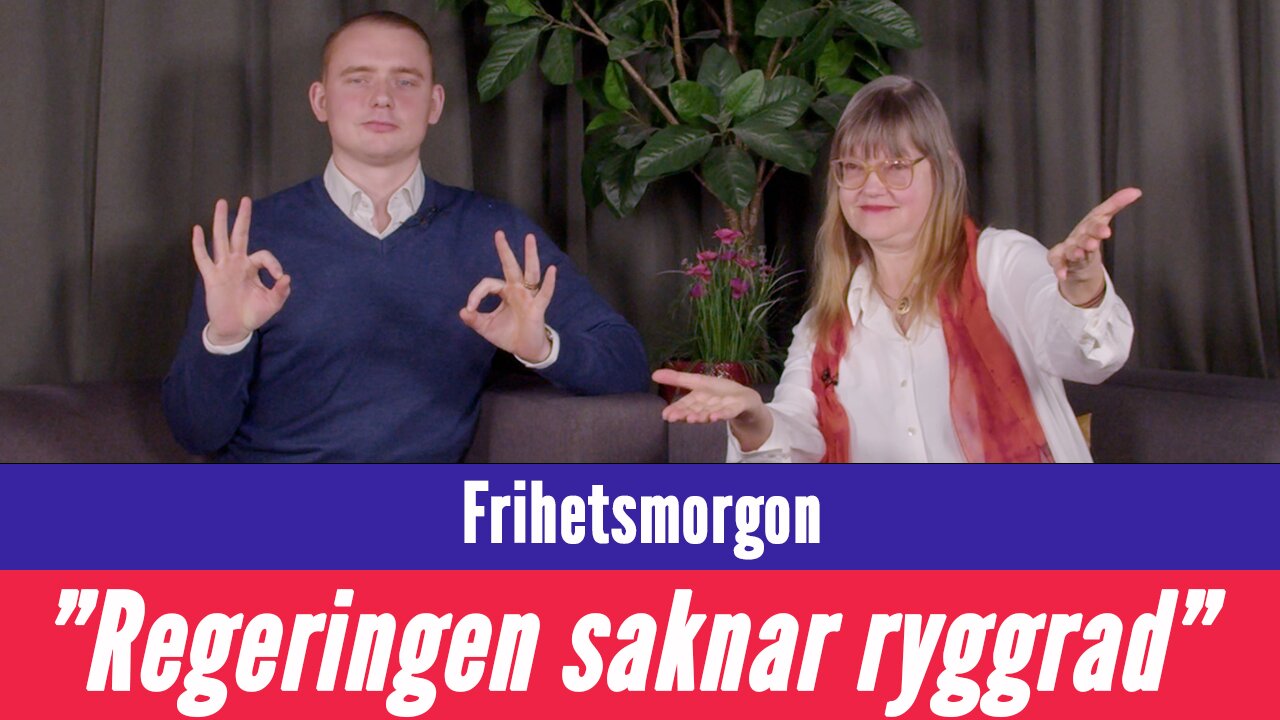 Frihetsmorgon - "Migrationsministern är totalt ryggradslös"