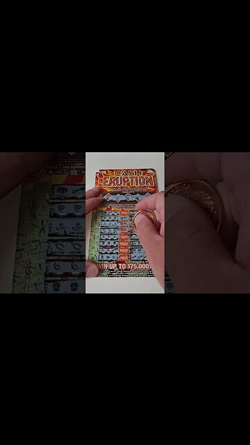 Cash Eruption Lotto Tickets! #lottery