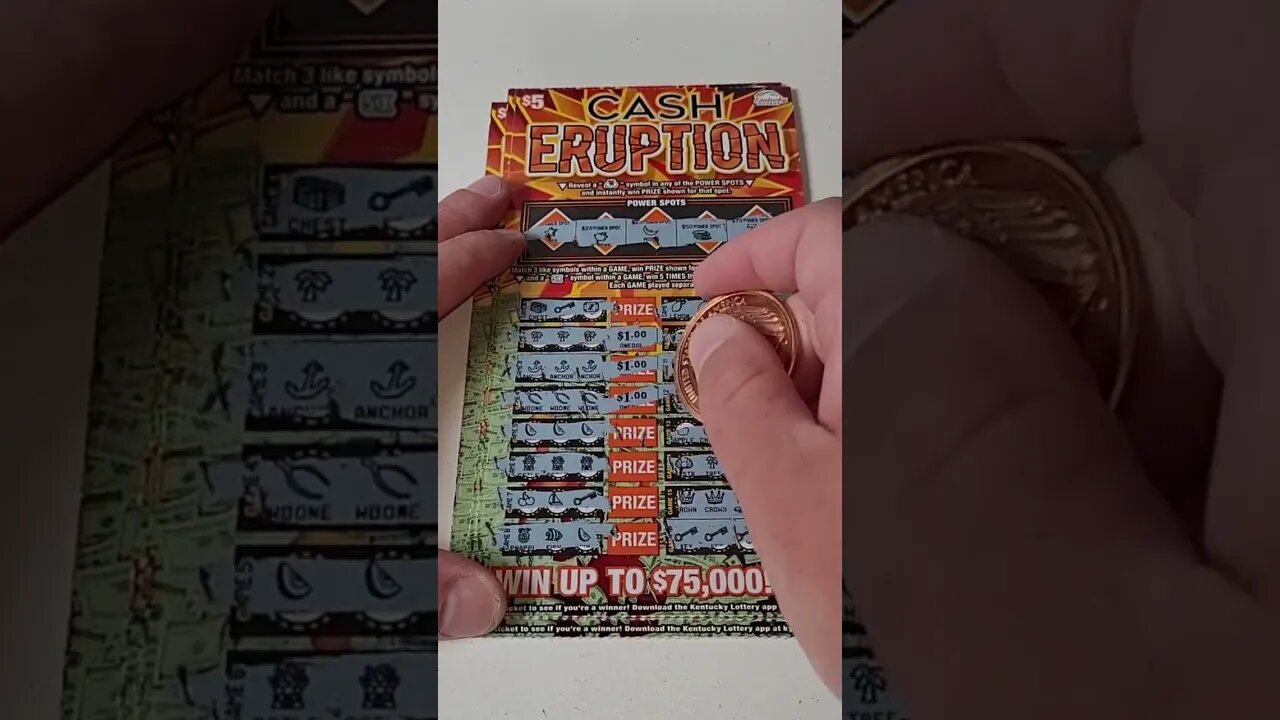 Cash Eruption Lotto Tickets! #lottery