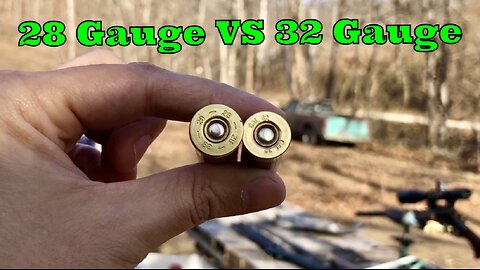 28 Gauge VS 32 Gauge - Buckshot And Birdshot