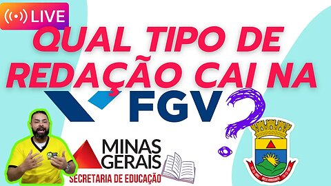 TIPOS de redação da FGV