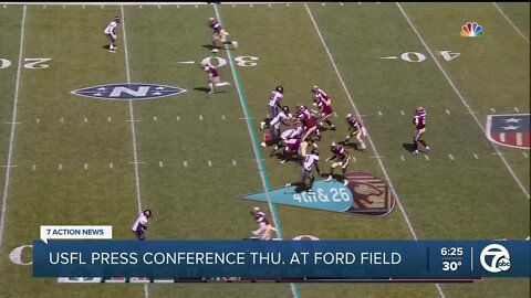 USFL schedules press conference at Ford Field for Thursday