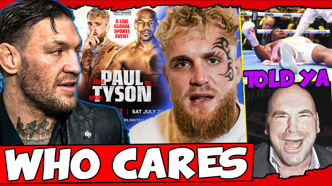 Conor McGregor's SAVAGE REACTION to Jake Paul Vs Mike Tyson