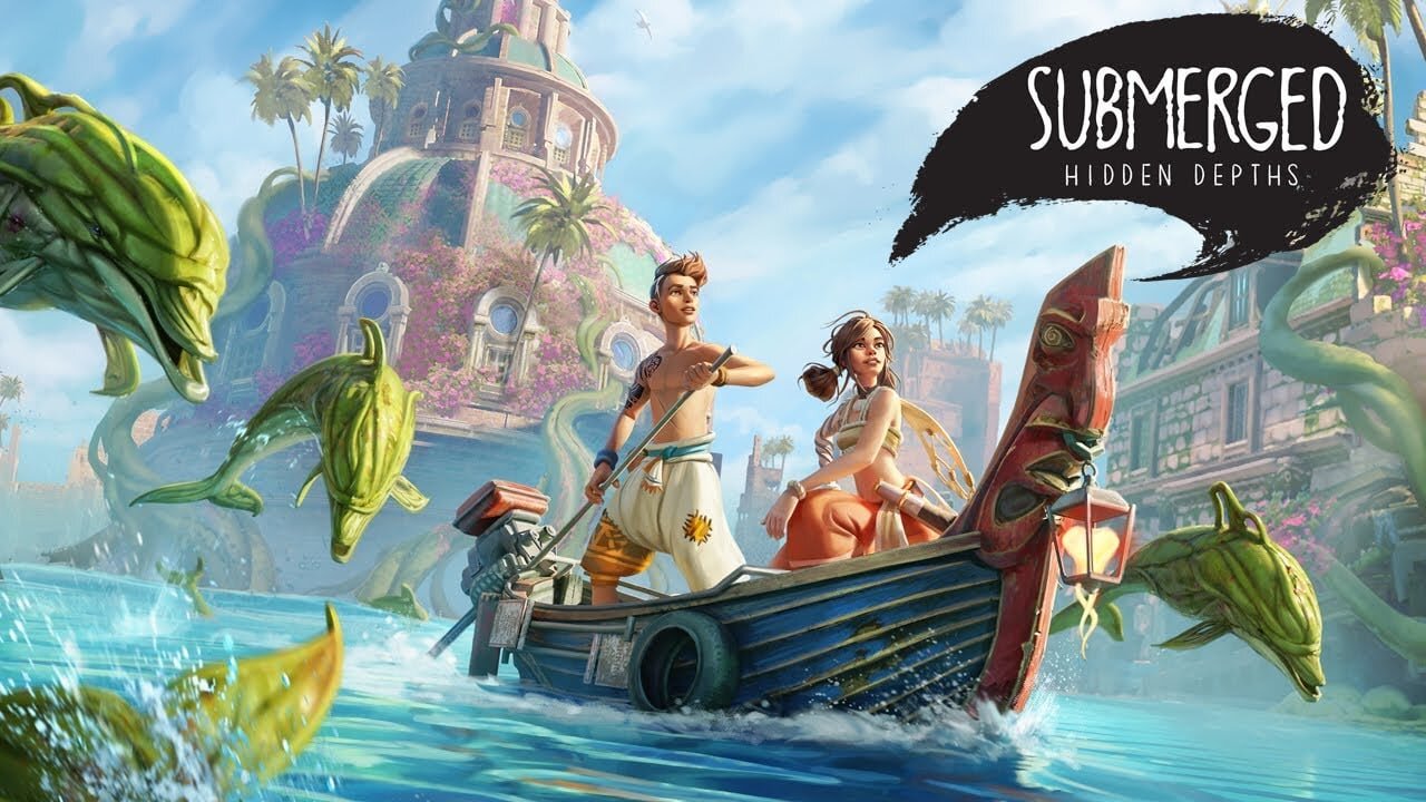 Submerged 2020. 1st gameplay 2024. Hidden Depths.Indie game inspired by Journey.??