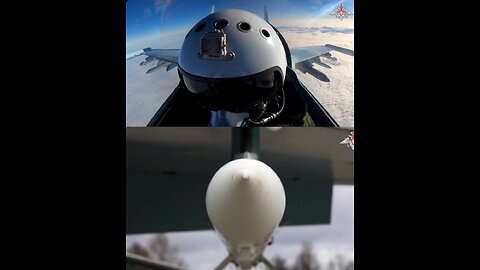 denazified - Russian Su-35S fighters destroy AFU jet