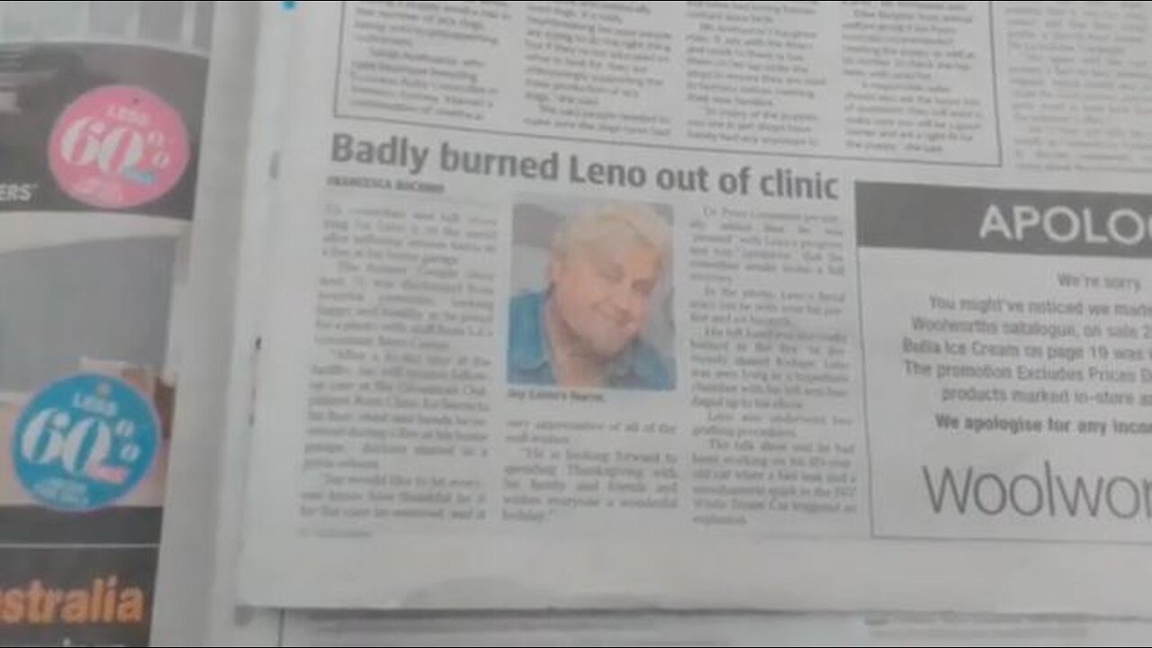 Was Jay Leno the "leo" that Taronga breakout story featuring blackened stars foreshadowed?