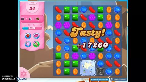 Candy Crush Level 794 Audio Talkthrough, 2 Stars 0 Boosters