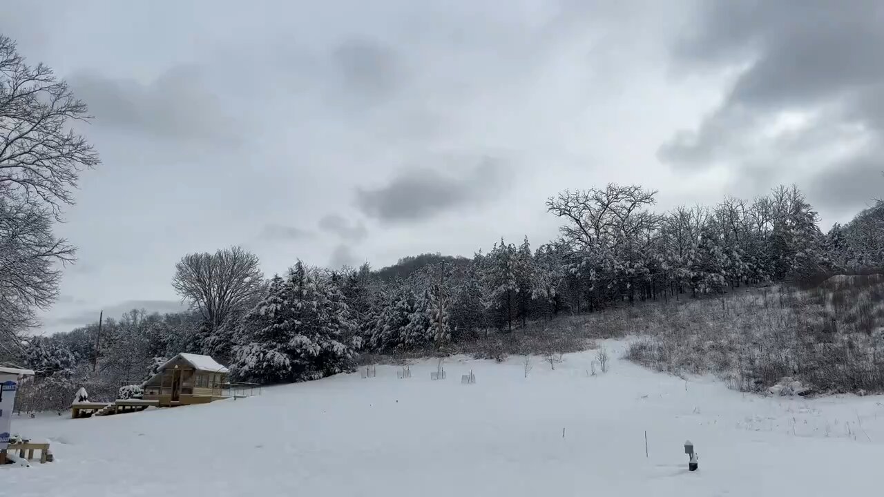 8 Inches Of Snow At The Ranch