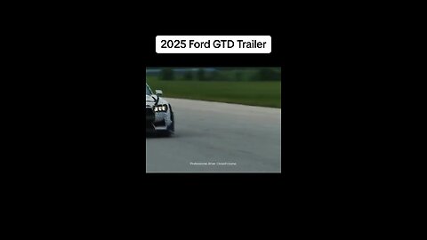 2025 Mustang GTD Trailer