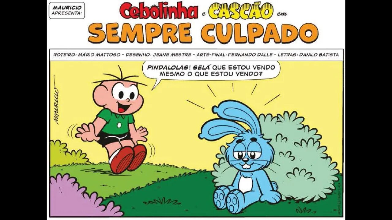 Cebolinha&Cascão em-Sempre culpado | Gibis do Rapha 2