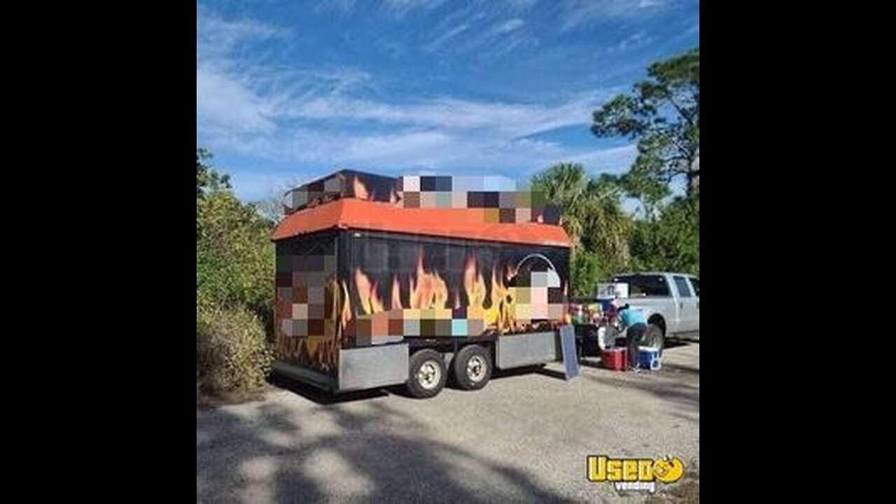 1986 8.5' x 26' Waymatic Mobile Kitchen | Food Concession Trailer w/ Pro Fire Suppression for Sale