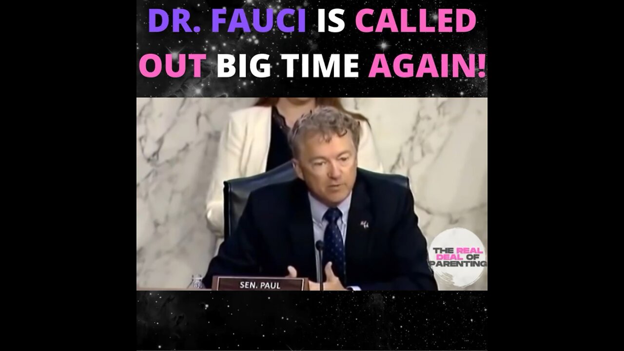 Dr. Fauci is called out big time … again.