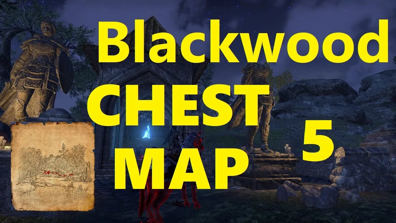 ESO Blackwood Treasure Map 5 Location! - (Guide Series) Elder Scrolls Online