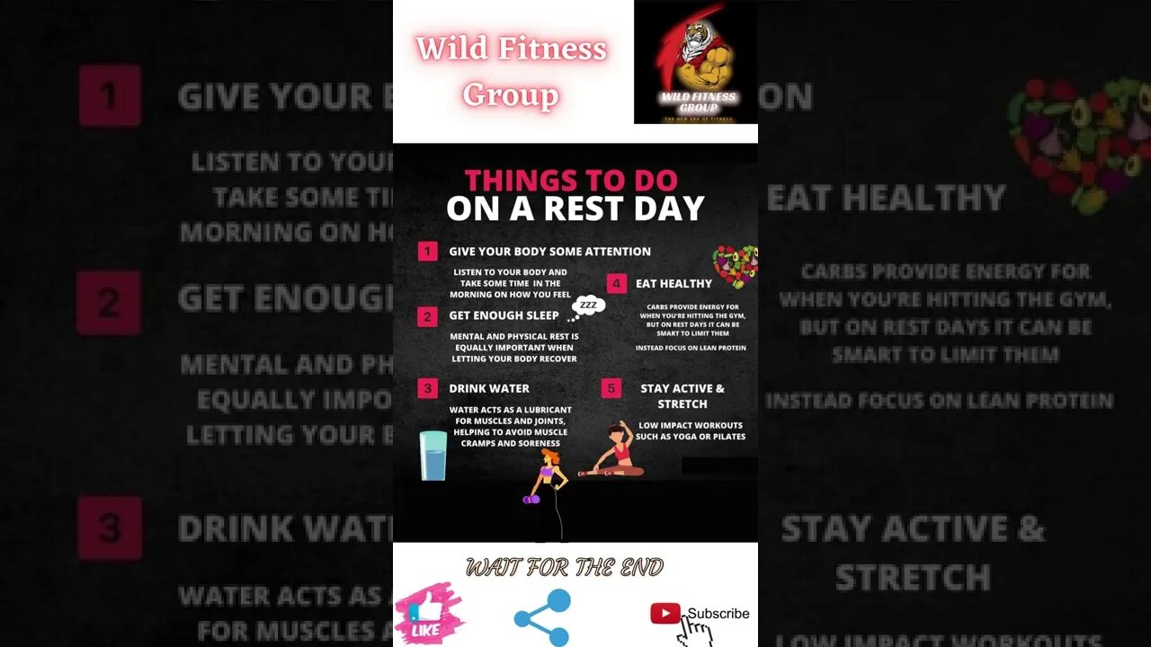 🔥Things to do on a rest day🔥#shorts🔥#wildfitnessgroup🔥6 April 2022🔥