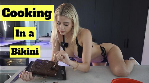 Cooking in a bikini