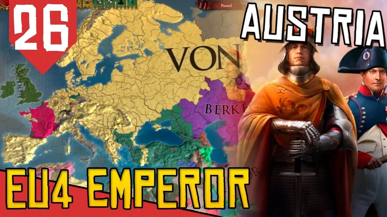 Rebatida Otomana - EU4 Austria #26 [Série Gameplay Português PT-BR]