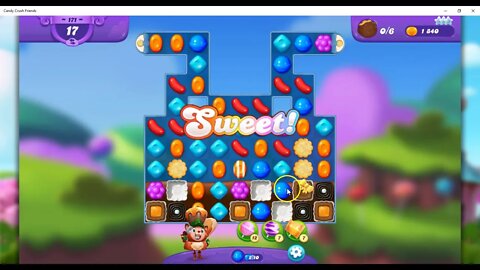 FRIENDS Level 171 Audio Talkthrough, Candy Crush Friends Saga, 30 Moves 0 Boosters