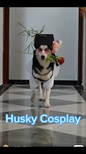 【 Husky Cosplay 】Funny moments of dogs