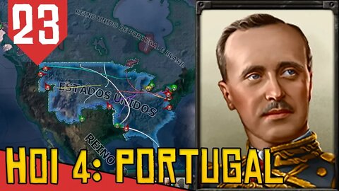 Entrando no CANADA - Hearts of Iron 4 Portugal #23 [Série Gameplay Português PT-BR]