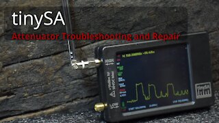 TinySA Attenuator Test and Repair (#010)