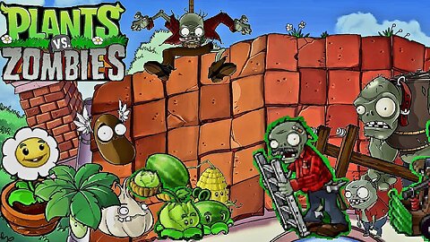 Plants VS Zombies Roof Level 8 (Eight)