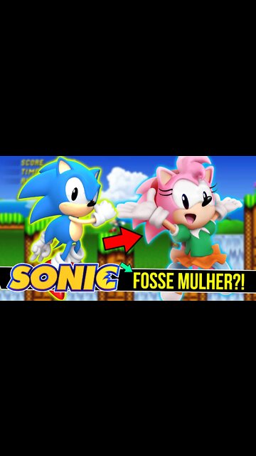 E se o SONIC fosse MULHER?! 😱| Sonic 2 Pink Edition #shorts