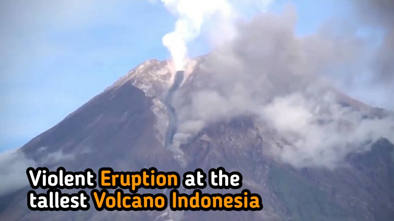 Numerous people are evacuated due to the Java volcano