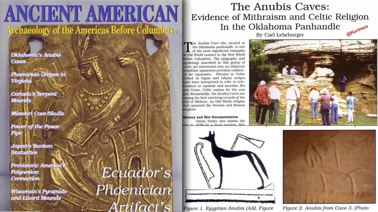 The Anubis Caves - Evidence Of Mithraism and Celtic Religion In The Oklahoma Panhandle