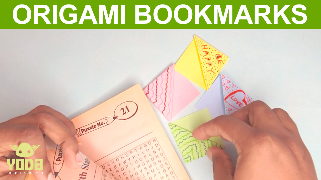 How To Make an Origami Bookmarks - Easy And Step By Step Tutorial