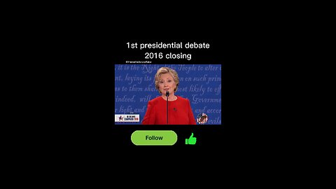 1st presidential debate 2016 closing