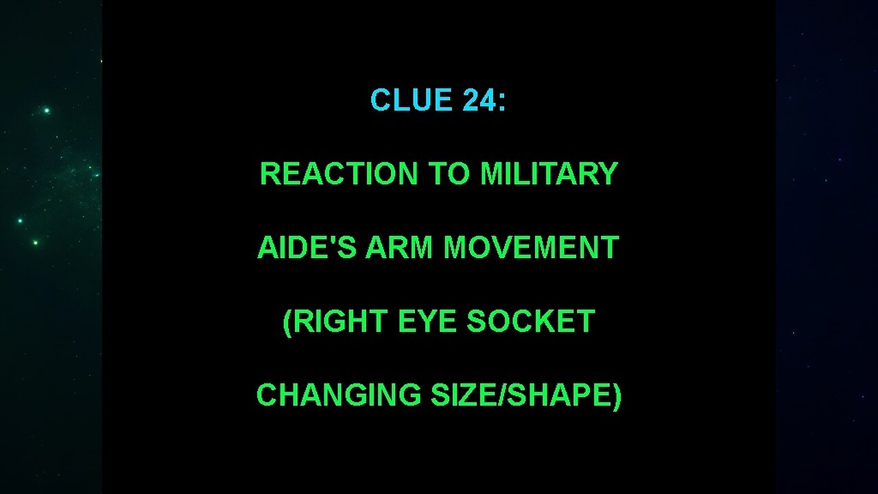 Clue 24 (The "Alien Interview" Video Analysis 2013/2014/2015)