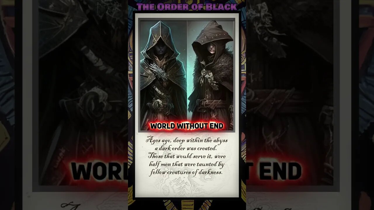 The Order of Black: Original Dark Fantasy/Sci-Fi RPG World #short #Lore #fiction #homebrew #reel