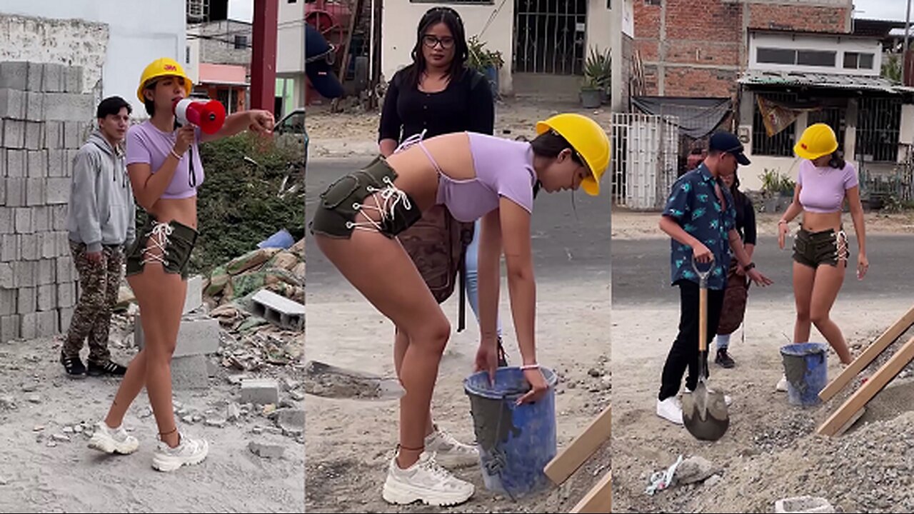 Cami Valencia - Worker asks for help from couples 🤣👇🏻