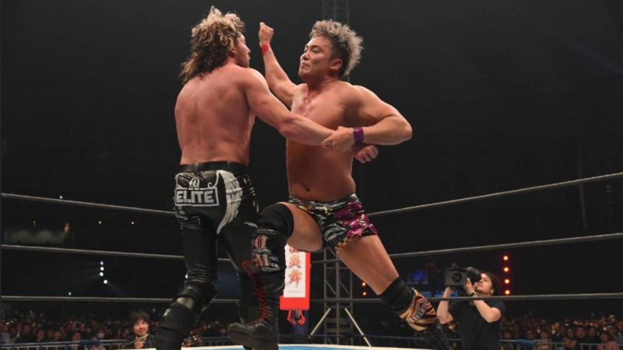 Kenny Omega vs Kazuchika Okada NJPW WrestleKingdom 11 Highlights