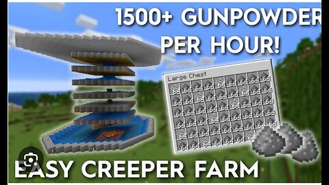 Easy creeper farm